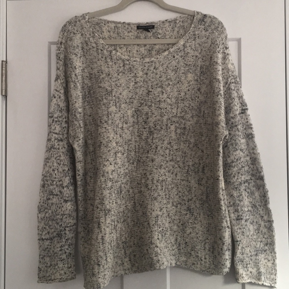 Eileen Fisher marled sweater